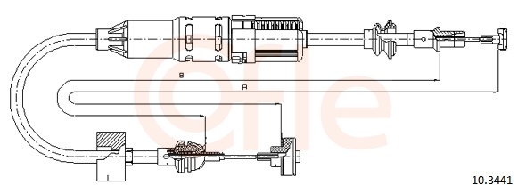 Clutch Cable - 10.3441 COFLE