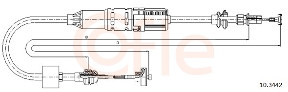 Clutch Cable - 10.3442 COFLE