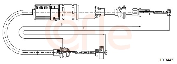 Clutch Cable - 10.3445 COFLE