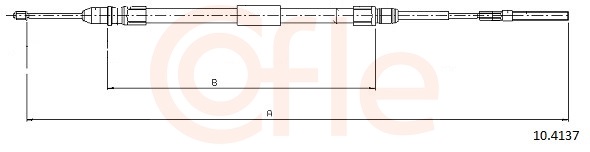 Seilzug, Feststellbremse - 10.4137 COFLE