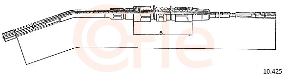 Cable, parking brake - 10.425 COFLE