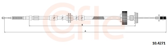 Cable, parking brake - 10.4271 COFLE