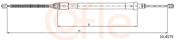Cable, parking brake - 10.4575 COFLE