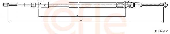 Cable, parking brake - 10.4612 COFLE