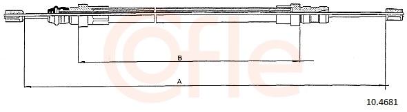 trosas, stovėjimo stabdys - 10.4681 COFLE