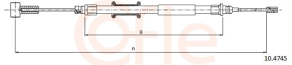 Cable, parking brake - 10.4745 COFLE
