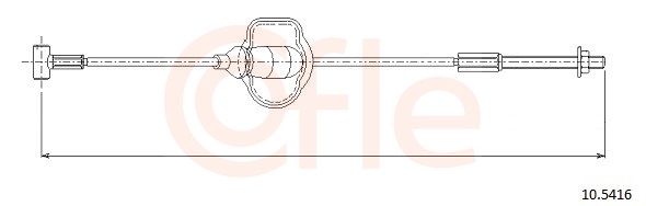 Cable, parking brake - 10.5416 COFLE