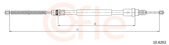 Cavo comando, Freno stazionamento - 10.6202 COFLE