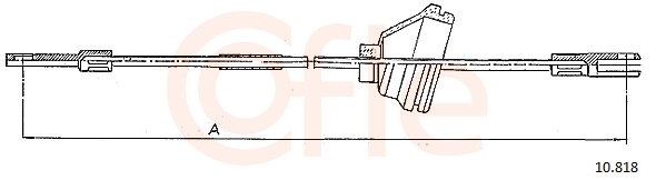 Cable, parking brake - 10.818 COFLE