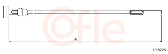 Cable, parking brake - 10.8226 COFLE