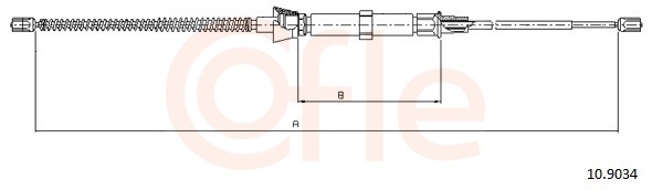 Cavo comando, Freno stazionamento - 10.9034 COFLE