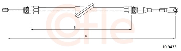 Cavo comando, Freno stazionamento - 10.9433 COFLE