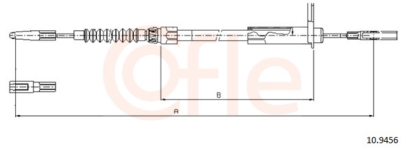 Seilzug, Feststellbremse - 10.9456 COFLE