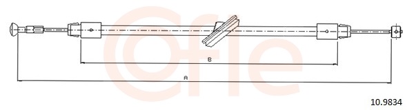 Cavo comando, Freno stazionamento - 10.9834 COFLE