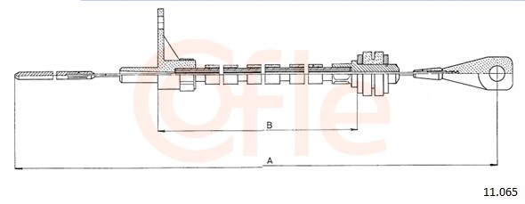 Cavo acceleratore - 11.065 COFLE