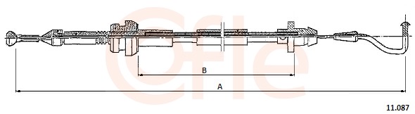 Cavo acceleratore - 11.087 COFLE