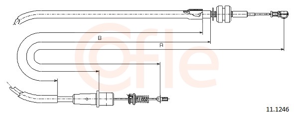 Cavo acceleratore - 11.1246 COFLE