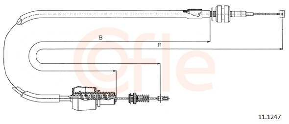 Cavo acceleratore - 11.1247 COFLE