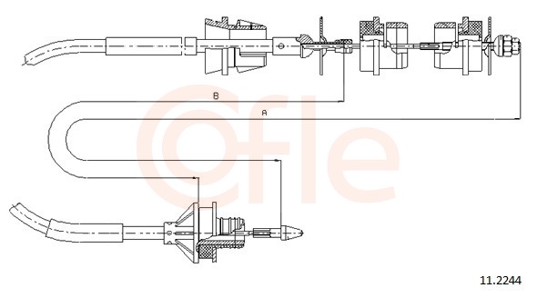 Clutch Cable - 11.2244 COFLE