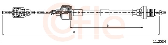Clutch Cable - 11.2534 COFLE