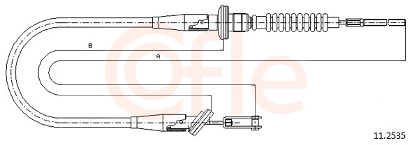 Clutch Cable - 11.2535 COFLE