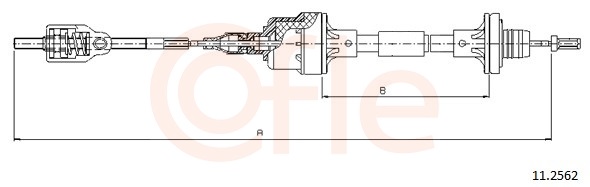 Clutch Cable - 11.2562 COFLE