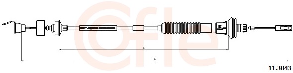 Clutch Cable - 11.3043 COFLE