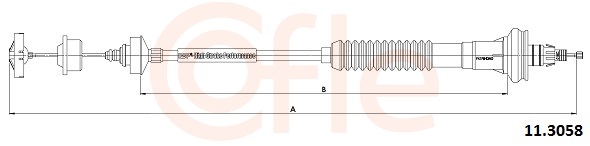 Clutch Cable - 11.3058 COFLE