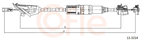 Clutch Cable - 11.3214 COFLE