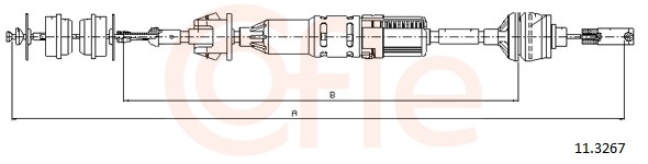 Clutch Cable - 11.3267 COFLE