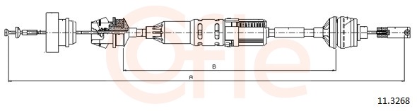 Clutch Cable - 11.3268 COFLE