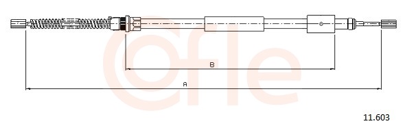 Cable, parking brake - 11.603 COFLE
