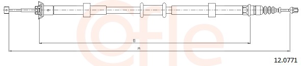 Cable, parking brake - 12.0771 COFLE