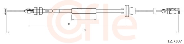 Cavo acceleratore - 12.7307 COFLE