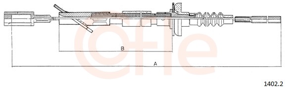 Clutch Cable - 1402.2 COFLE
