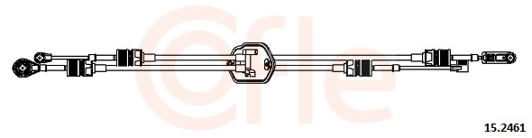 Cable, manual transmission - 15.2461 COFLE