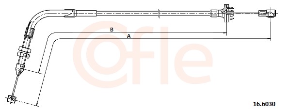 Accelerator Cable - 16.6030 COFLE