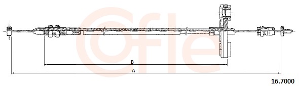 Cavo acceleratore - 16.7000 COFLE