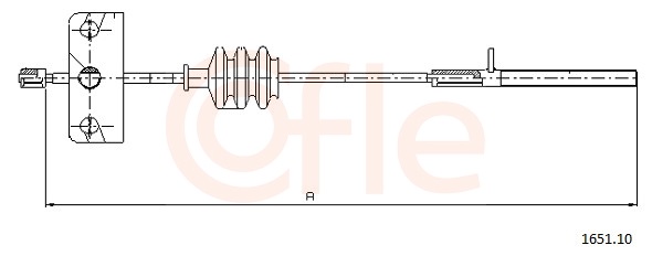 Cable, parking brake - 1651.10 COFLE