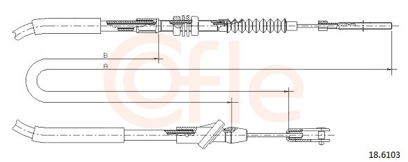 Clutch Cable - 18.6103 COFLE