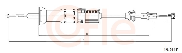 Clutch Cable - 19.211E COFLE