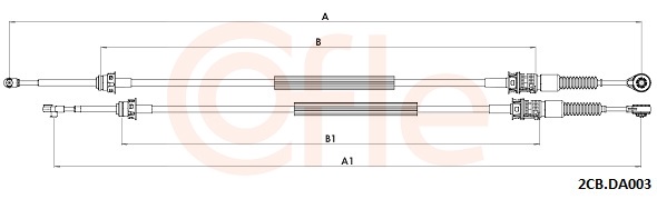 trosas, neautomatinė transmisija - 2CB.DA003 COFLE
