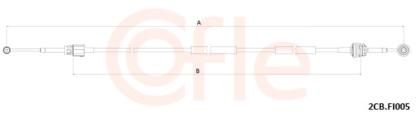 Cavo comando, Cambio manuale - 2CB.FI005 COFLE