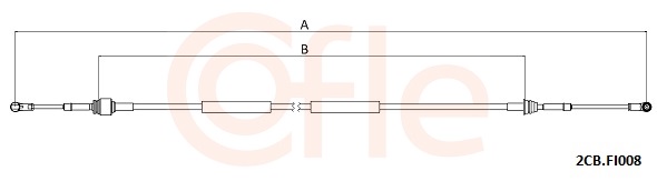 Cavo comando, Cambio manuale - 2CB.FI008 COFLE