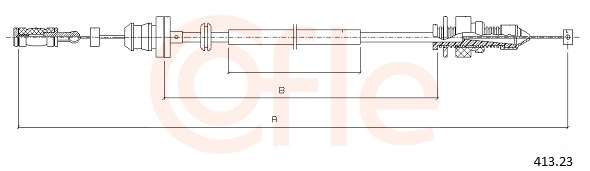 Accelerator Cable - 413.23 COFLE