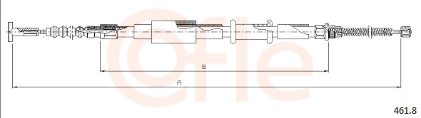 Cable, parking brake - 461.8 COFLE
