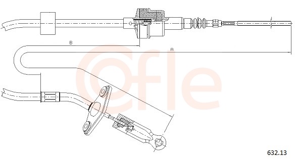 Cavo comando, Comando frizione - 632.13 COFLE