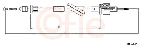 Clutch Cable - 92.10.2444 COFLE