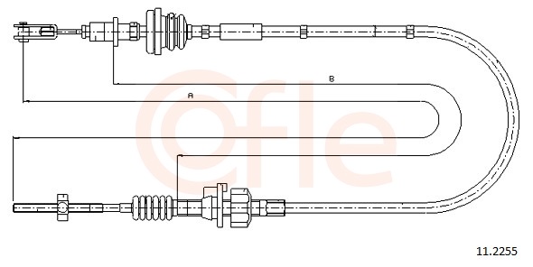 Clutch Cable - 92.11.2255 COFLE