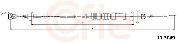 Clutch Cable - 92.11.3049 COFLE